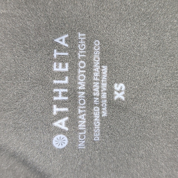 Athleta Inclination Moto Tight Grey Size Xtra Small - Picture 8 of 10